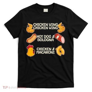 Funny Viral Chicken Wing Song Meme T-Shirt