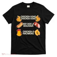 Funny Viral Chicken Wing Song Meme T-Shirt thumb 0