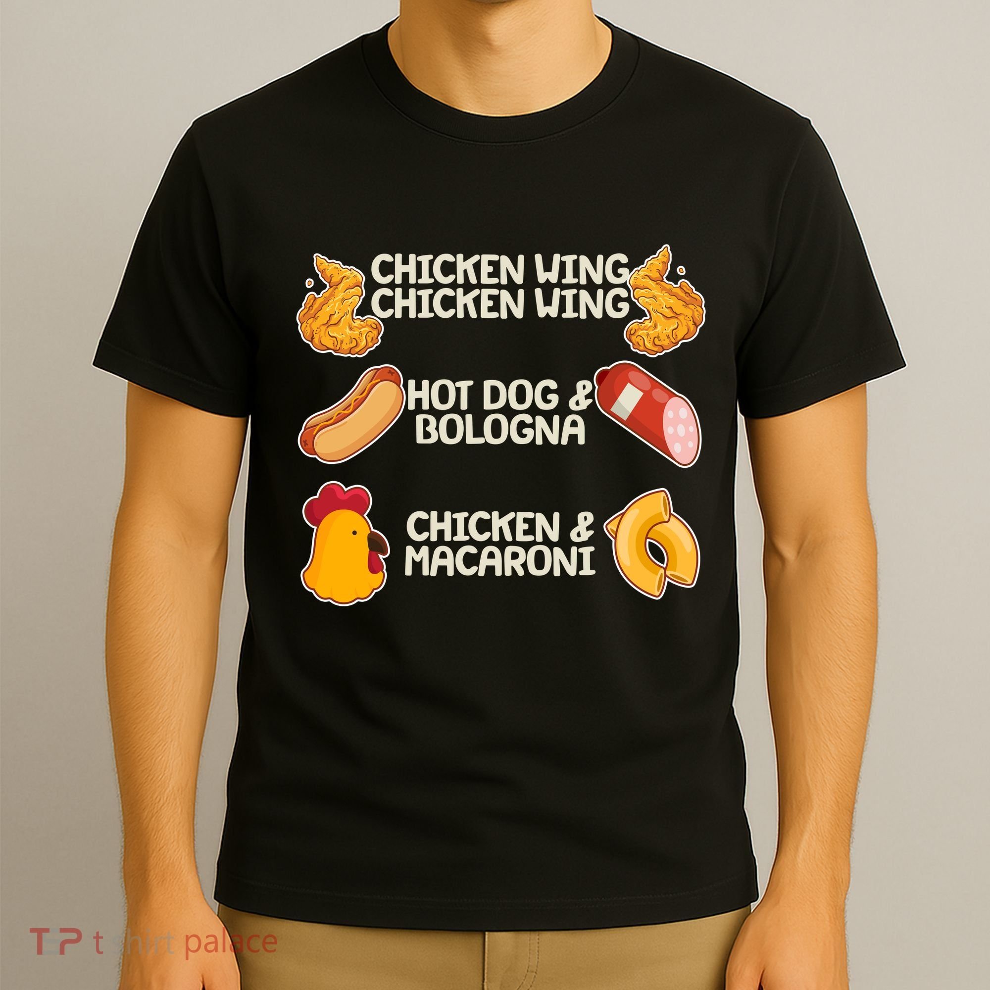Funny Viral Chicken Wing Song Meme T-Shirt