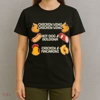 Funny Viral Chicken Wing Song Meme T-Shirt thumb 4