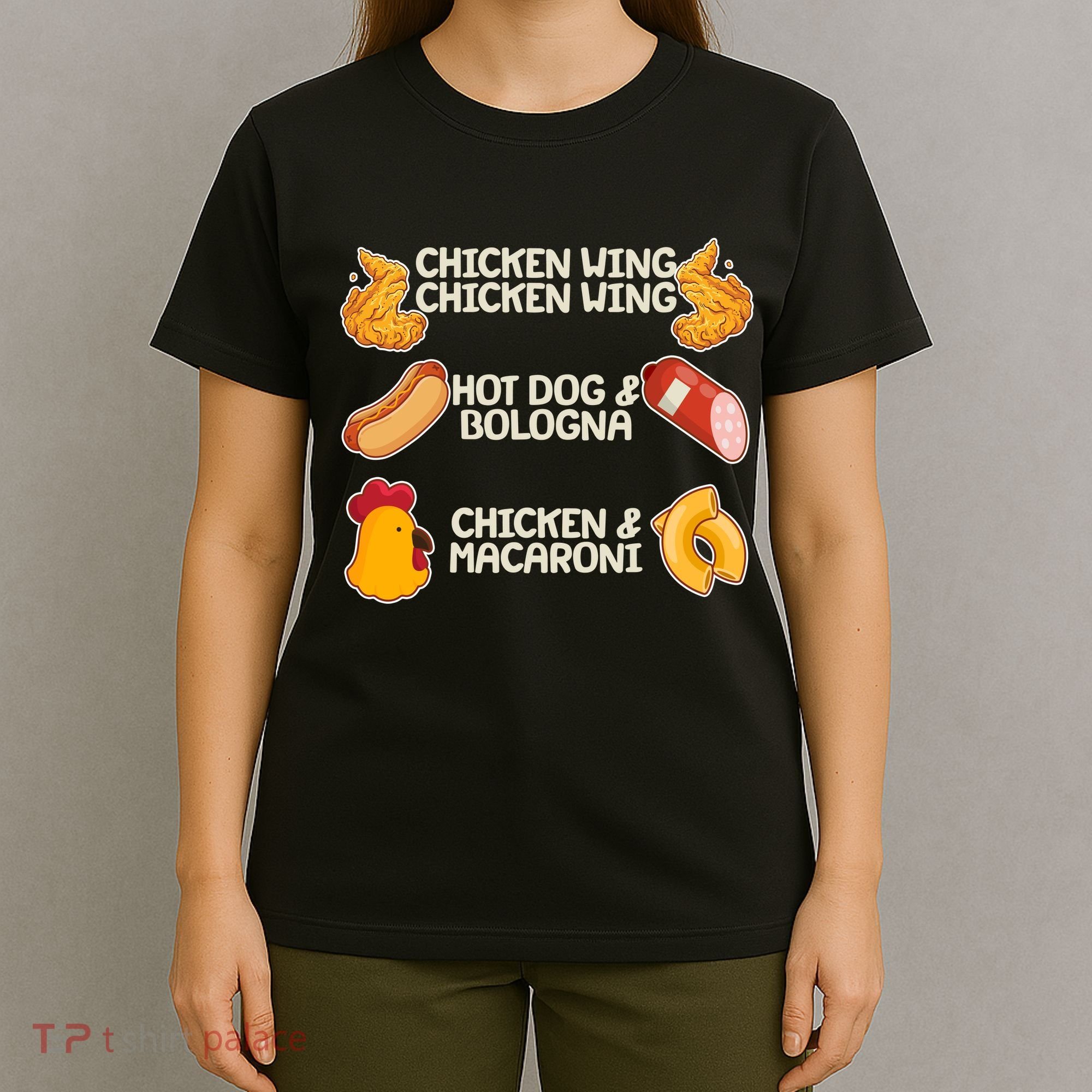 Funny Viral Chicken Wing Song Meme T-Shirt