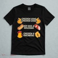 Funny Viral Chicken Wing Song Meme T-Shirt thumb 5