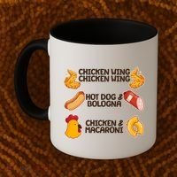Funny Viral Chicken Wing Song Meme Coffee Mug thumb 2