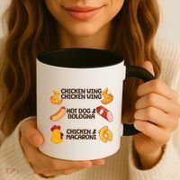 Funny Viral Chicken Wing Song Meme Coffee Mug thumb 3