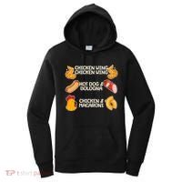 Funny Viral Chicken Wing Song Meme Women's Hoodie thumb 0