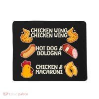 Funny Viral Chicken Wing Song Meme Mousepad thumb 0