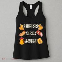 Funny Viral Chicken Wing Song Meme Women's Tank Top thumb 3