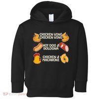 Funny Viral Chicken Wing Song Meme Toddler Hoodie thumb 0