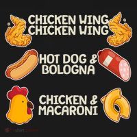Funny Viral Chicken Wing Song Meme Toddler Hoodie thumb 2