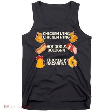 Funny Viral Chicken Wing Song Meme Tank Top