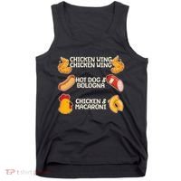 Funny Viral Chicken Wing Song Meme Tank Top thumb 0