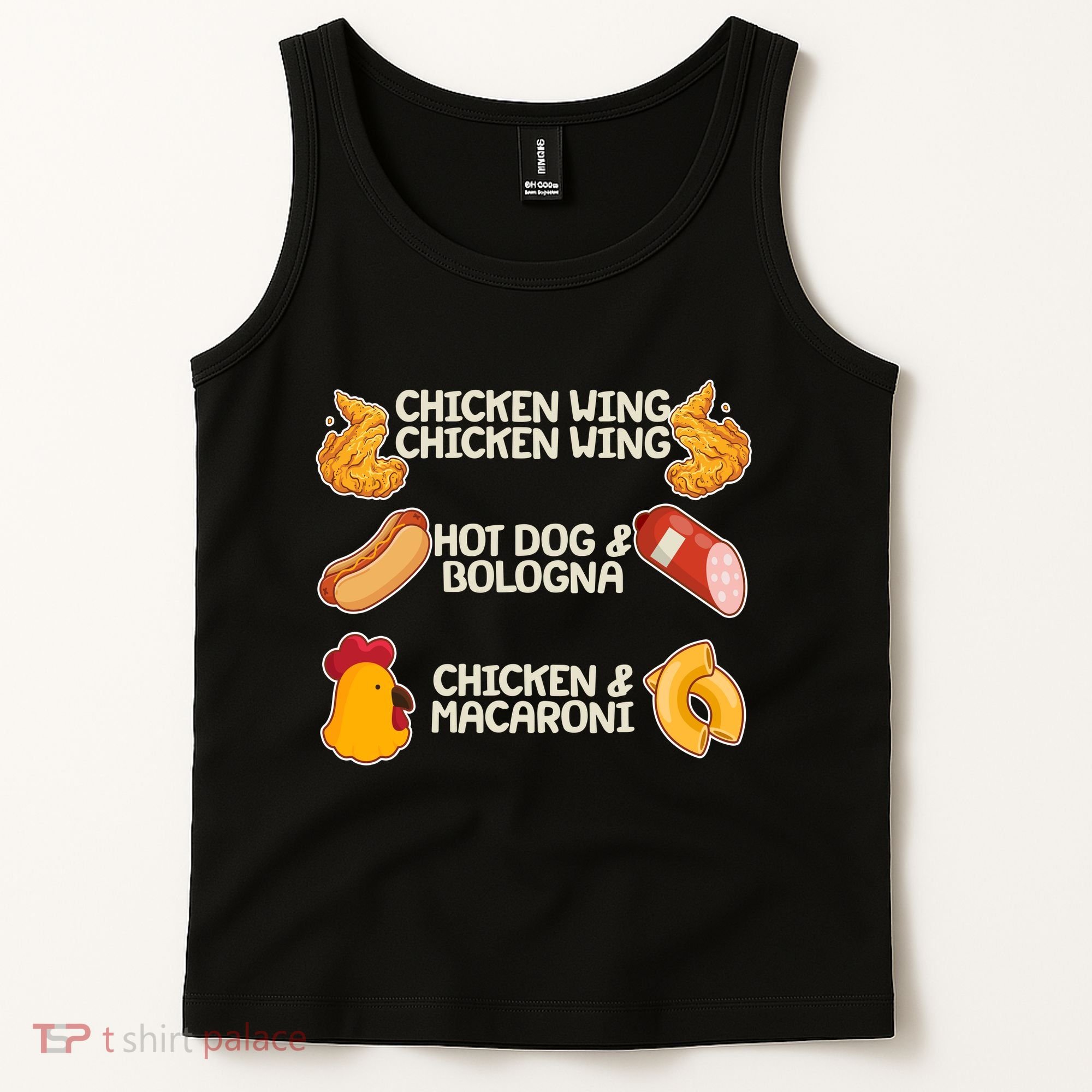 Funny Viral Chicken Wing Song Meme Tank Top