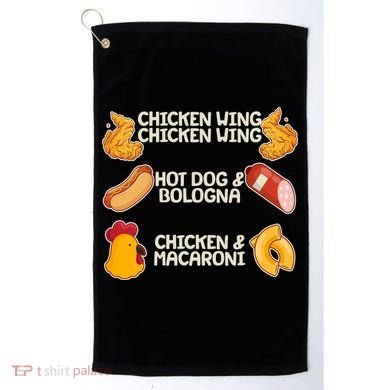 Funny Viral Chicken Wing Song Meme Golf Towel