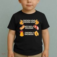 Funny Viral Chicken Wing Song Meme Toddler T-Shirt thumb 2