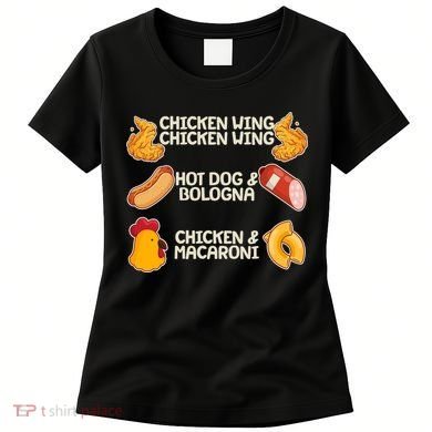 Funny Viral Chicken Wing Song Meme Women's T-Shirt