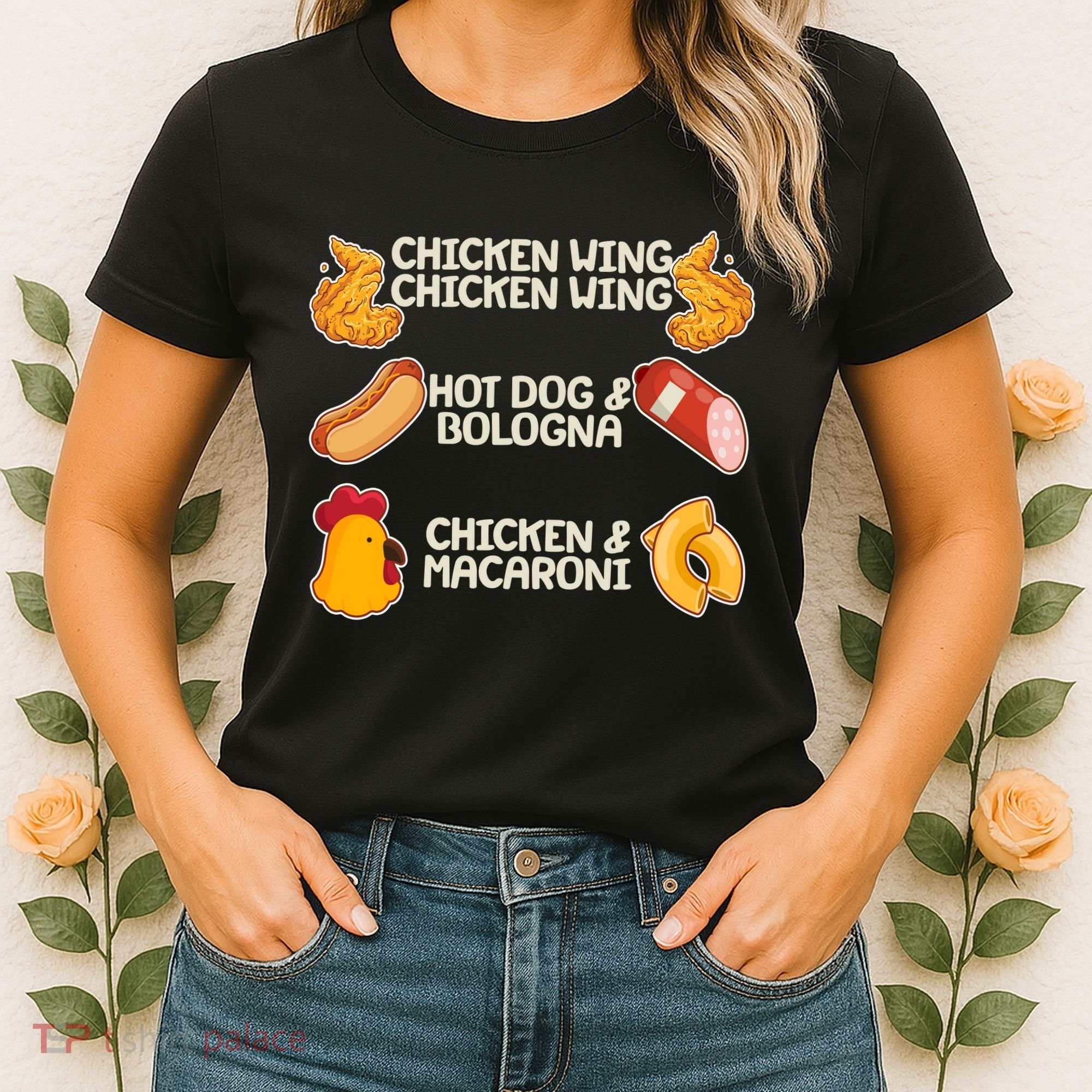 Funny Viral Chicken Wing Song Meme Women's T-Shirt
