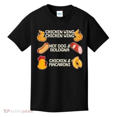 Funny Viral Chicken Wing Song Meme Kids T-Shirt