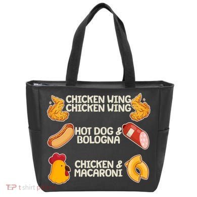 Funny Viral Chicken Wing Song Meme Tote Bag