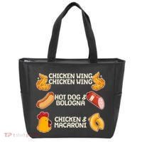 Funny Viral Chicken Wing Song Meme Tote Bag thumb 0