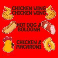 Funny Viral Chicken Wing Song Meme Santa Hat thumb 1