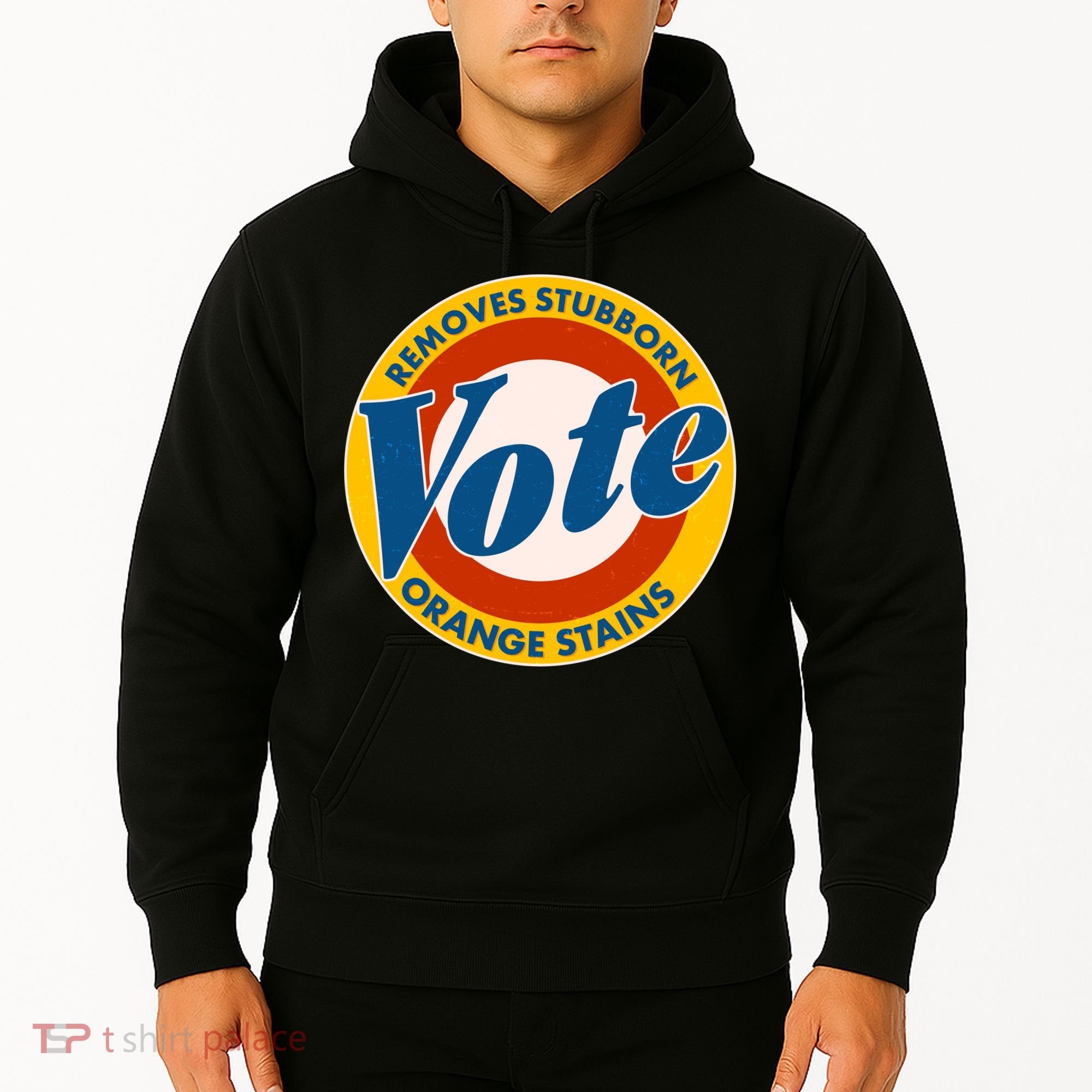 Funny VOTE Removes Stubborn Orange Stains Hoodie
