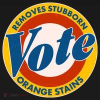Funny VOTE Removes Stubborn Orange Stains Pajama Set thumb 2