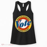 Funny VOTE Removes Stubborn Orange Stains Women's Tank Top thumb 0