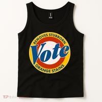 Funny VOTE Removes Stubborn Orange Stains Tank Top thumb 2