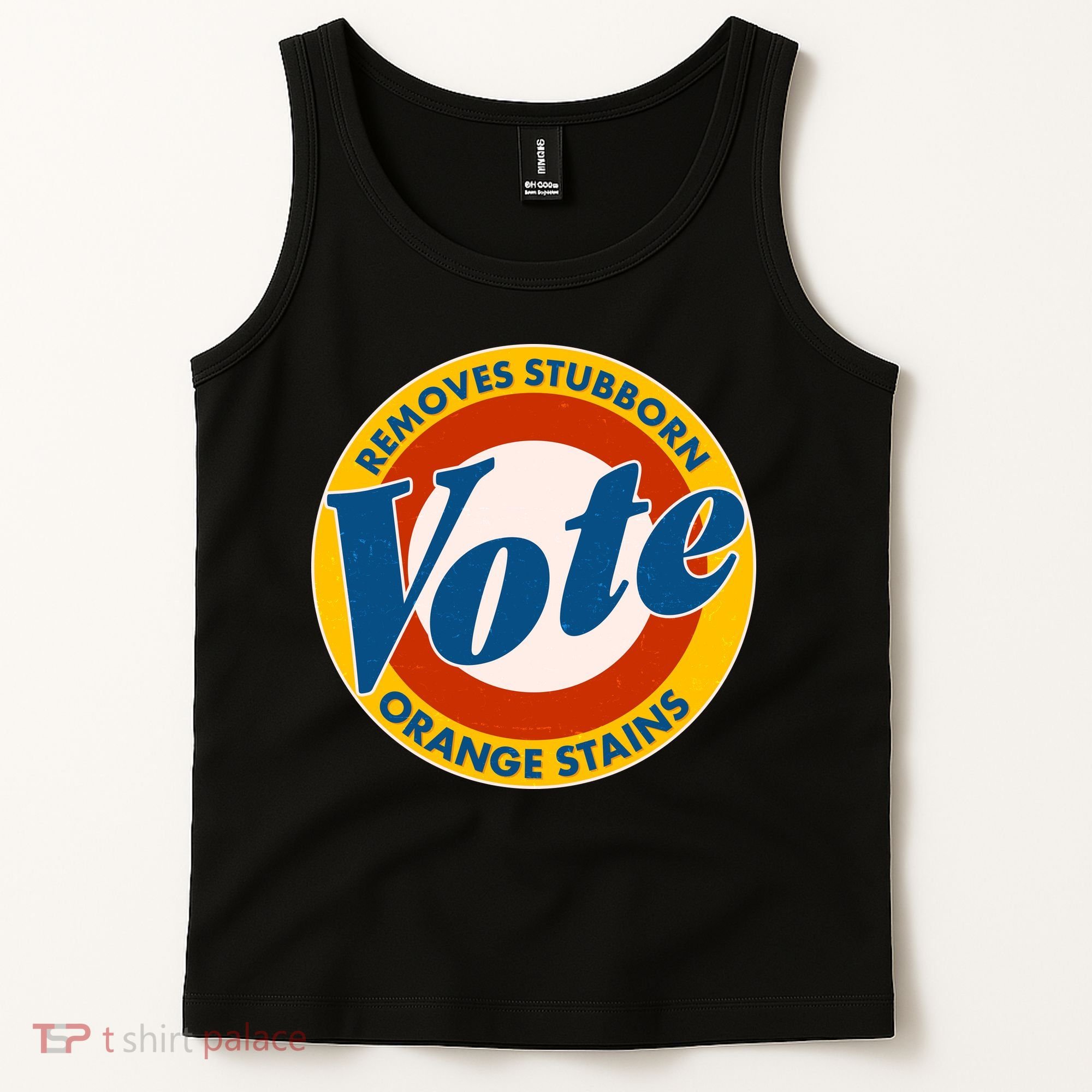 Funny VOTE Removes Stubborn Orange Stains Tank Top