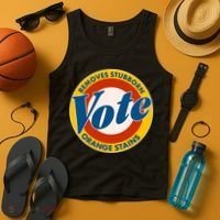 Funny VOTE Removes Stubborn Orange Stains Tank Top thumb 4