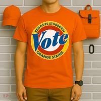 Funny VOTE Removes Stubborn Orange Stains T-Shirt thumb 6