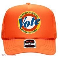 Funny VOTE Removes Stubborn Orange Stains Hat thumb 0