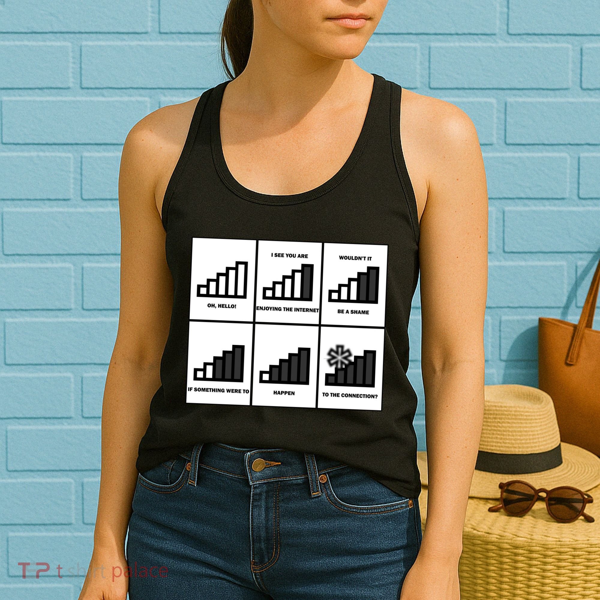 Funny WiFi Women's Tank Top