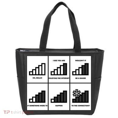 Funny WiFi Tote Bag