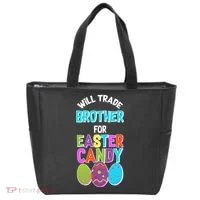 Funny Will Trade Brother For Easter Candy Tote Bag thumb 0