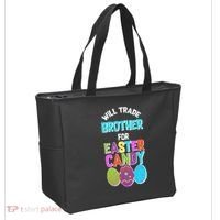 Funny Will Trade Brother For Easter Candy Tote Bag thumb 2