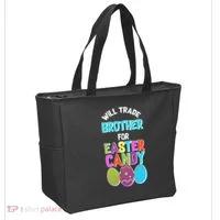Funny Will Trade Brother For Easter Candy Tote Bag thumb 2