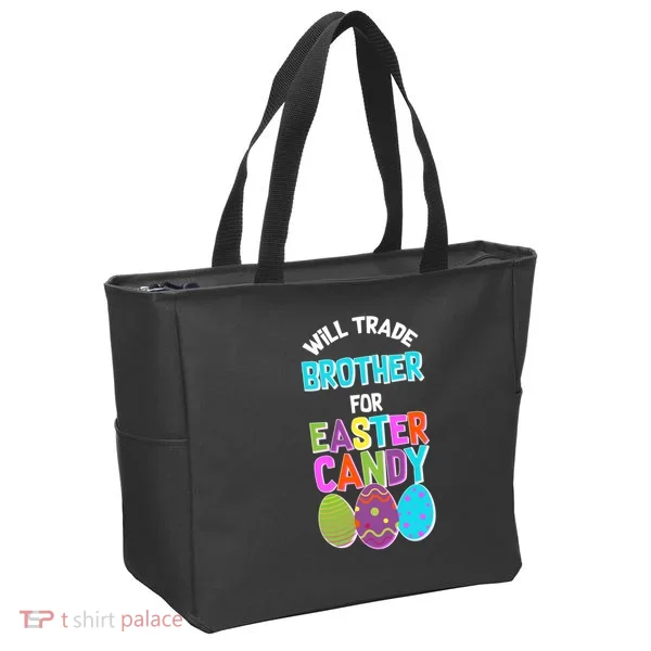 Funny Will Trade Brother For Easter Candy Tote Bag
