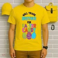 Funny Will Trade Brother For Easter Candy T-Shirt thumb 6