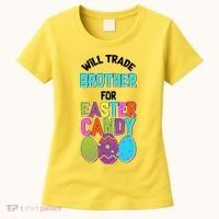 Funny Will Trade Brother For Easter Candy Women's T-Shirt thumb 0