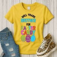 Funny Will Trade Brother For Easter Candy Women's T-Shirt thumb 3