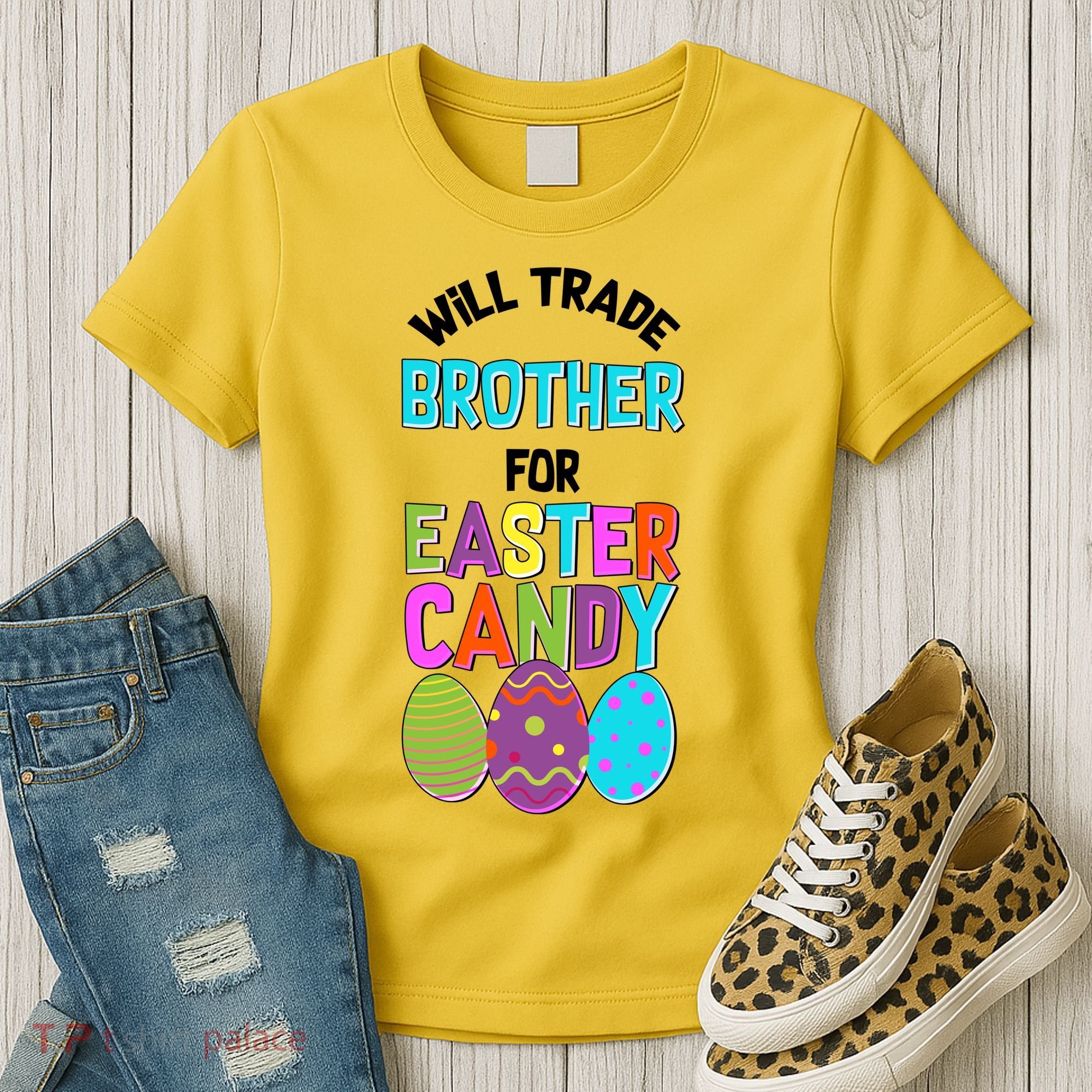 Funny Will Trade Brother For Easter Candy Women's T-Shirt