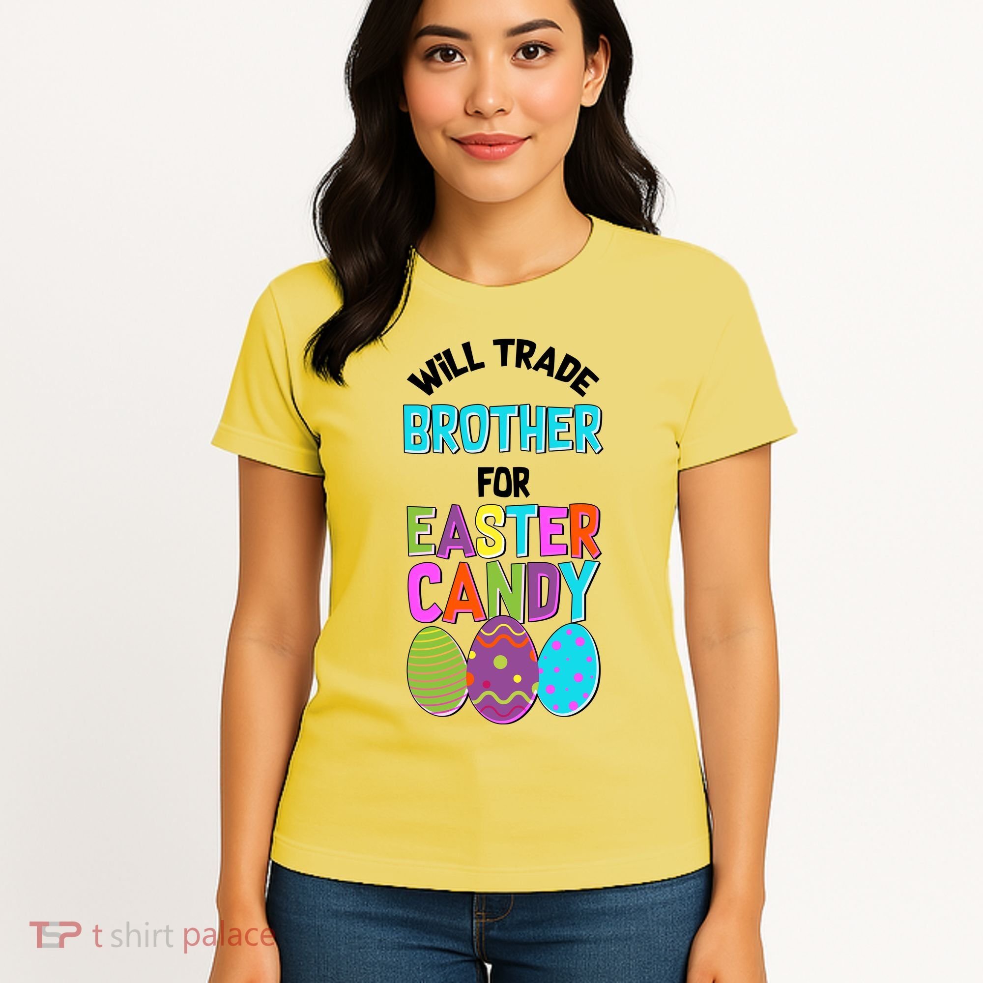 Funny Will Trade Brother For Easter Candy Women's T-Shirt