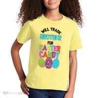 Funny Will Trade Brother For Easter Candy Kids T-Shirt thumb 2