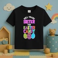 Funny Will Trade Sister For Easter Candy Toddler T-Shirt thumb 3