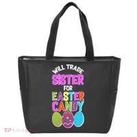 Funny Will Trade Sister For Easter Candy Tote Bag thumb 0