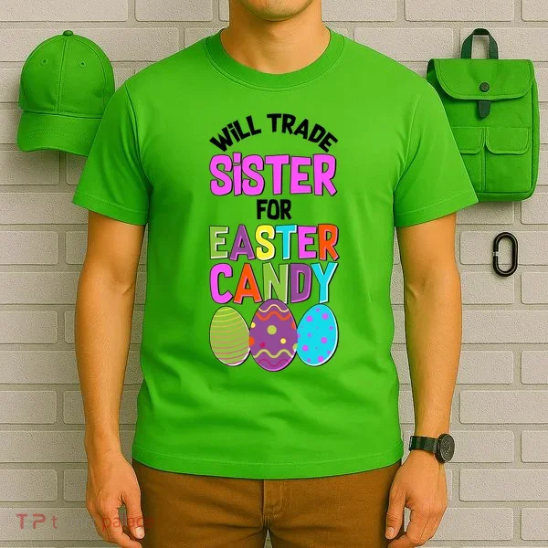 Funny Will Trade Sister For Easter Candy T-Shirt