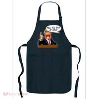 Funny Will You Shut Up Man Biden vs Trump Debate Comic Apron thumb 0