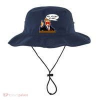 Funny Will You Shut Up Man Biden vs Trump Debate Comic Bucket Hat thumb 0