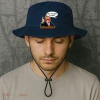 Funny Will You Shut Up Man Biden vs Trump Debate Comic Bucket Hat thumb 2